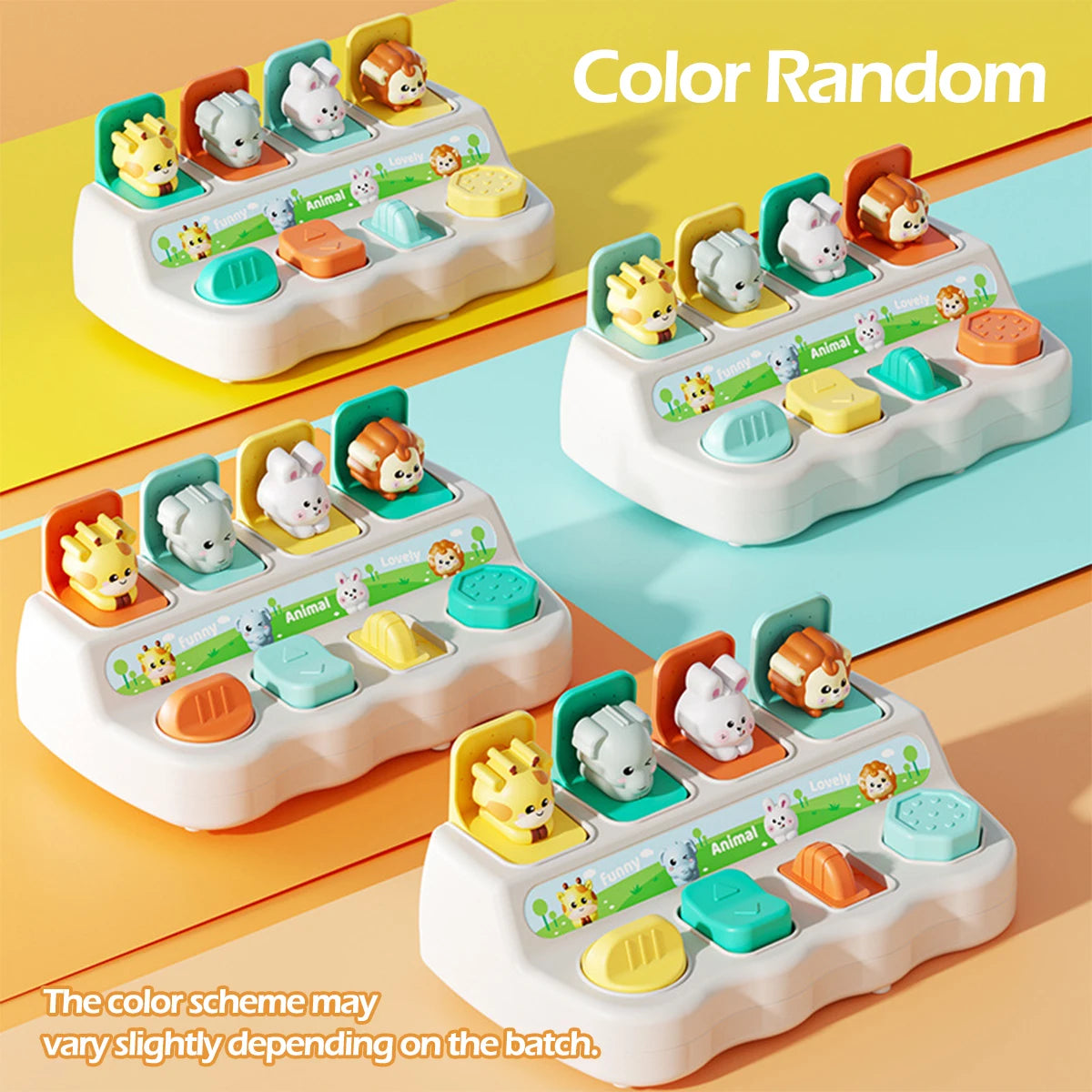 Montessori Pop-up Animal Toys & Learning Boxes – Förbättra Logik och motoriska färdigheter för barn