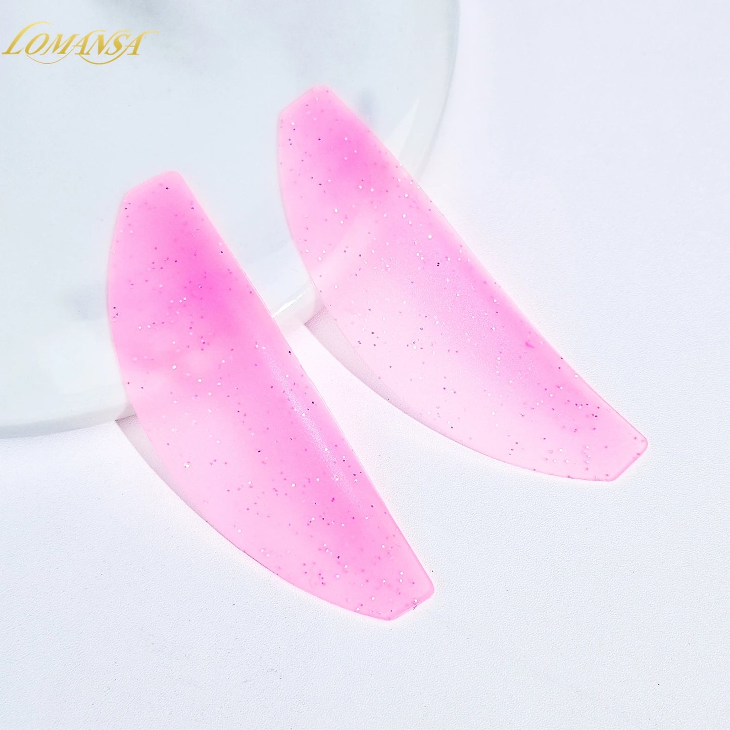 Lomansa 1 Pair Silicon Lash Softening Pads – Eyelash Perm Rods & Shields för Lash Lifting, Professionell Eyelash Tillbehör