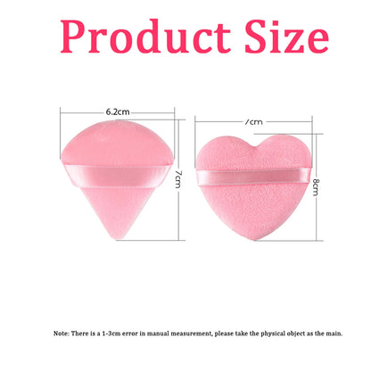 20/30Pcs Triangle fløjl Powder Puff Wet & Dry Use Makeup Sponge for Foundation, Cosmetics og skønhed blanding