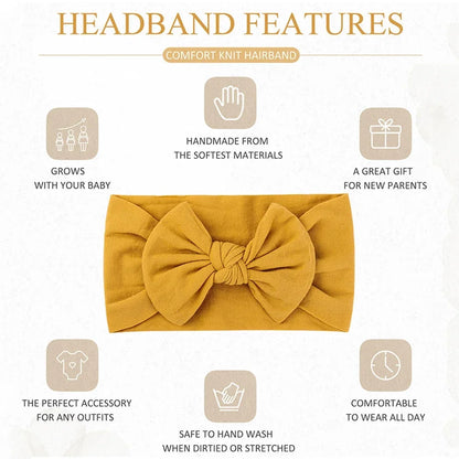 1Pc Baby Nylon Headscarf - Handgjorda blomhuvudband för nyfödda flickor, Toddler Elastic Hair Turban