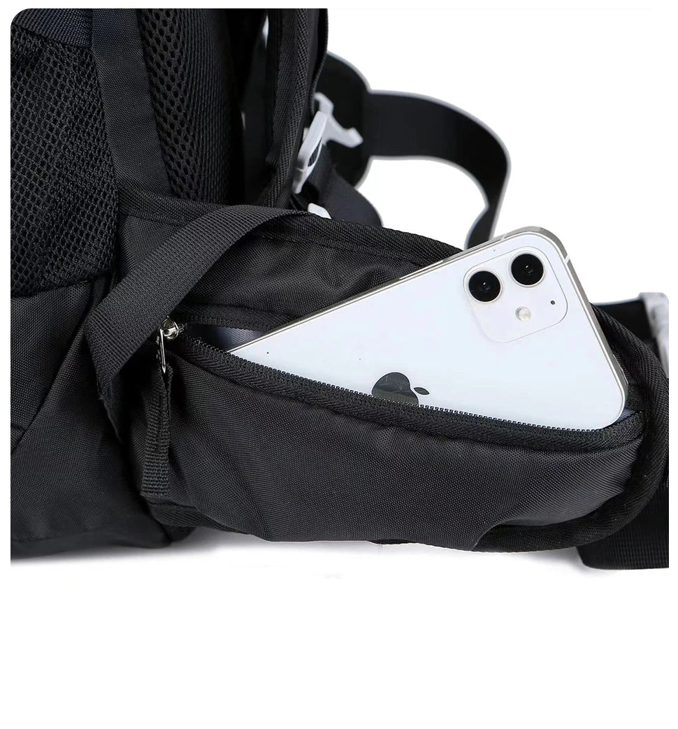 WESTTUNE 50L Vattentät Vandring Ryggsäck med regnskydd – Multifunktionell Outdoor Travel & Mountaining Bag