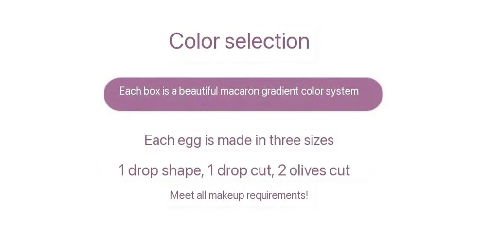 4PCS Makeup Sponge Blender Beauty Egg Cosmetic Puff – Soft Foundation & Powder Sponges för kvinnor, Professionella skönhetsverktyg