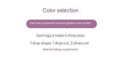 4PCS Makeup Sponge Blender Beauty Egg Cosmetic Puff – Soft Foundation & Powder Sponges för kvinnor, Professionella skönhetsverktyg