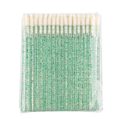 Lanjinglin 5/50 Pcs Engangs Lip Brush Makeup Børster Lipstick Applicator Wands & Eyelash Extension Tool, Professional Skønhed Tilbehør