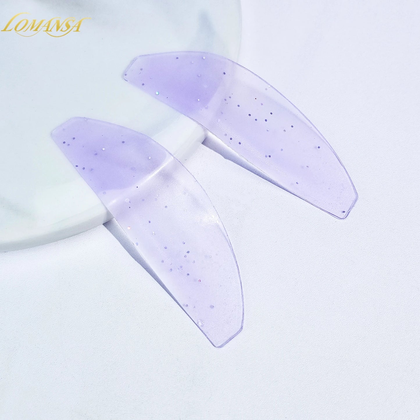 Lomansa 1 Pair Silicon Lash Softening Pads – Eyelash Perm Rods & Shields för Lash Lifting, Professionell Eyelash Tillbehör