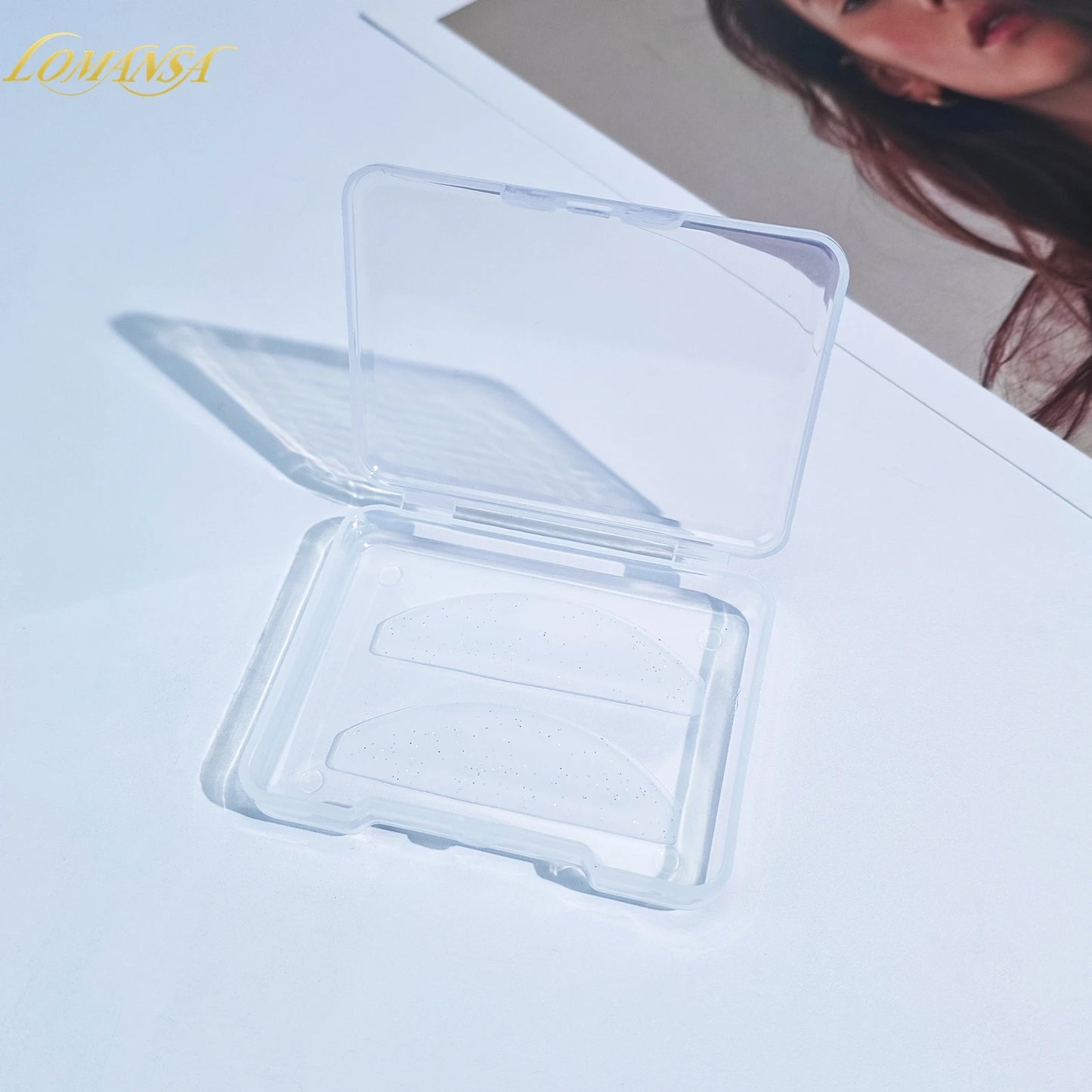 Lomansa 1 Pair Silicon Lash Softening Pads – Eyelash Perm Rods & Shields för Lash Lifting, Professionell Eyelash Tillbehör
