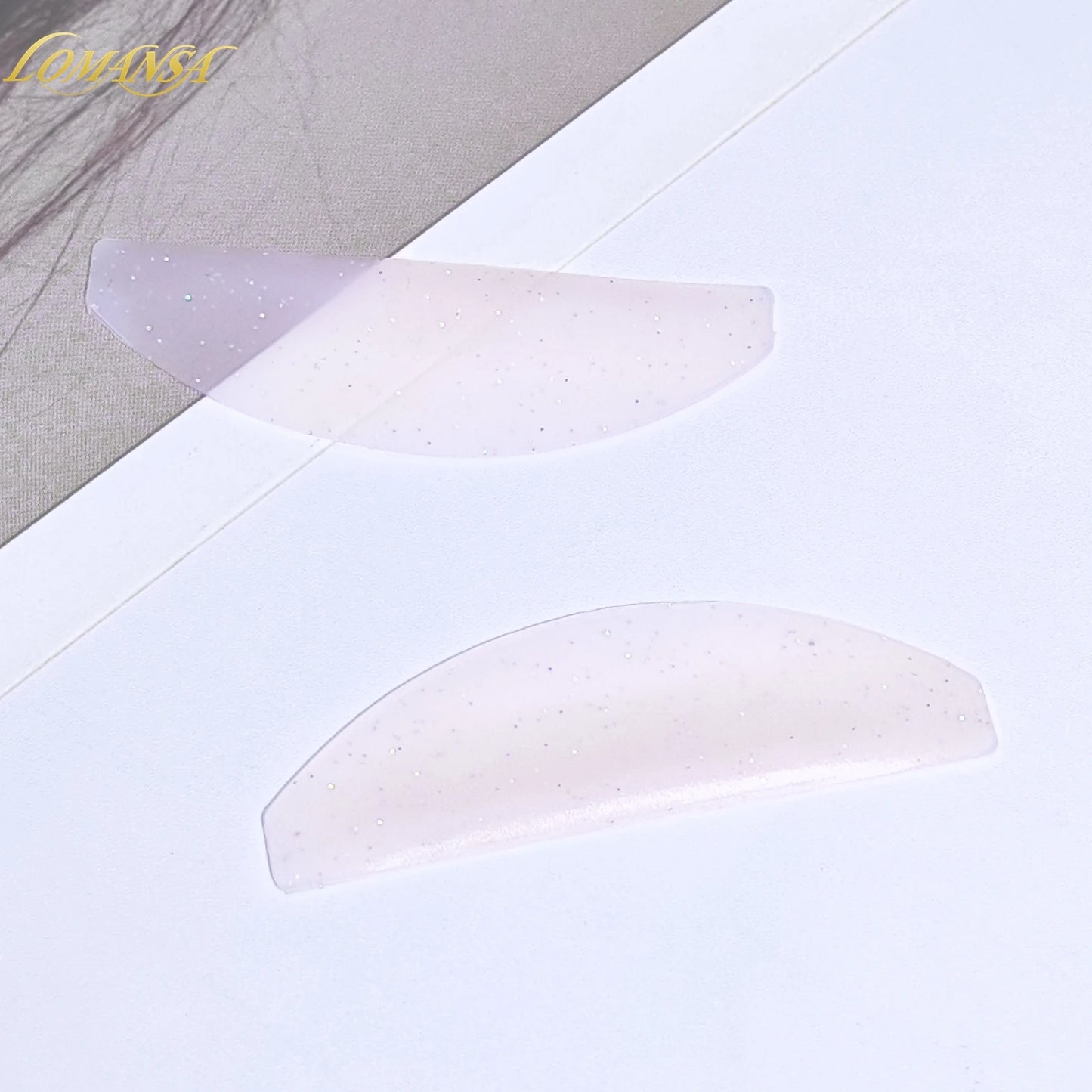 Lomansa 1 Pair Silicon Lash Softening Pads – Eyelash Perm Rods & Shields för Lash Lifting, Professionell Eyelash Tillbehör