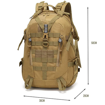 40L Tactical Reflective Backpack – Military Molle Outdoor Rucksack | Hiking, Camping, Hunting & Travel Bag