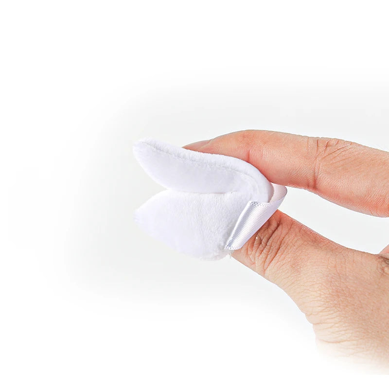 SHIDISHANGPIN Triangle fløjl Powder Puff Genbrugelig Face Kosmetiske Svampe, Mini Cotton Makeup Puff til Foundation, Eyeshadow, og Skønhedsværktøjer (1/2/3/6pcs)