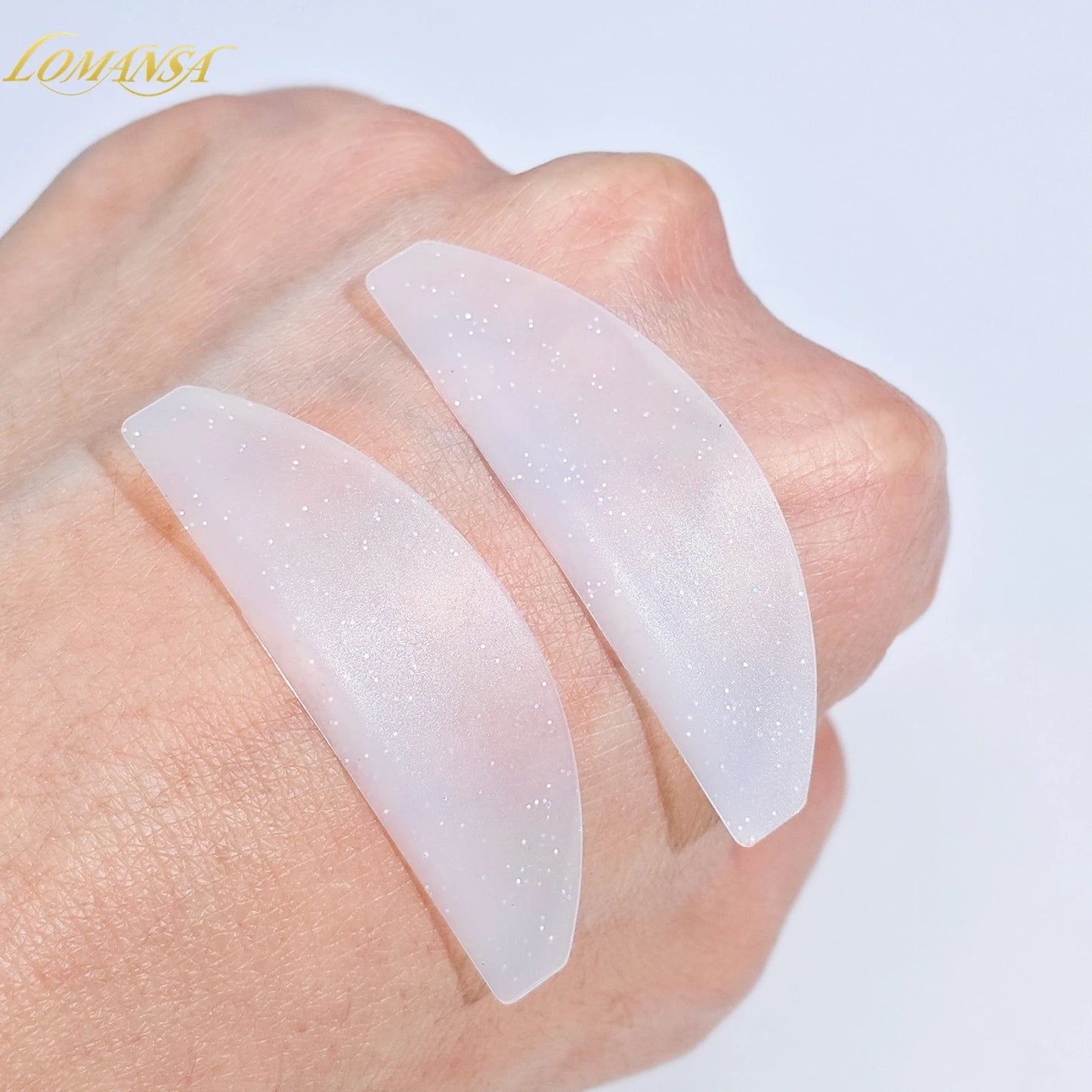 Lomansa 1 Pair Silicon Lash Softening Pads – Eyelash Perm Rods & Shields för Lash Lifting, Professionell Eyelash Tillbehör