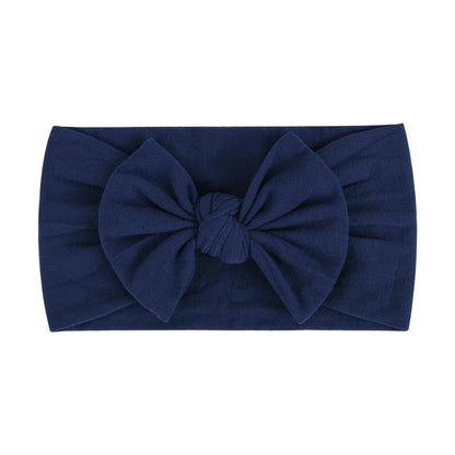 1Pc Baby Nylon Headscarf - Handgjorda blomhuvudband för nyfödda flickor, Toddler Elastic Hair Turban