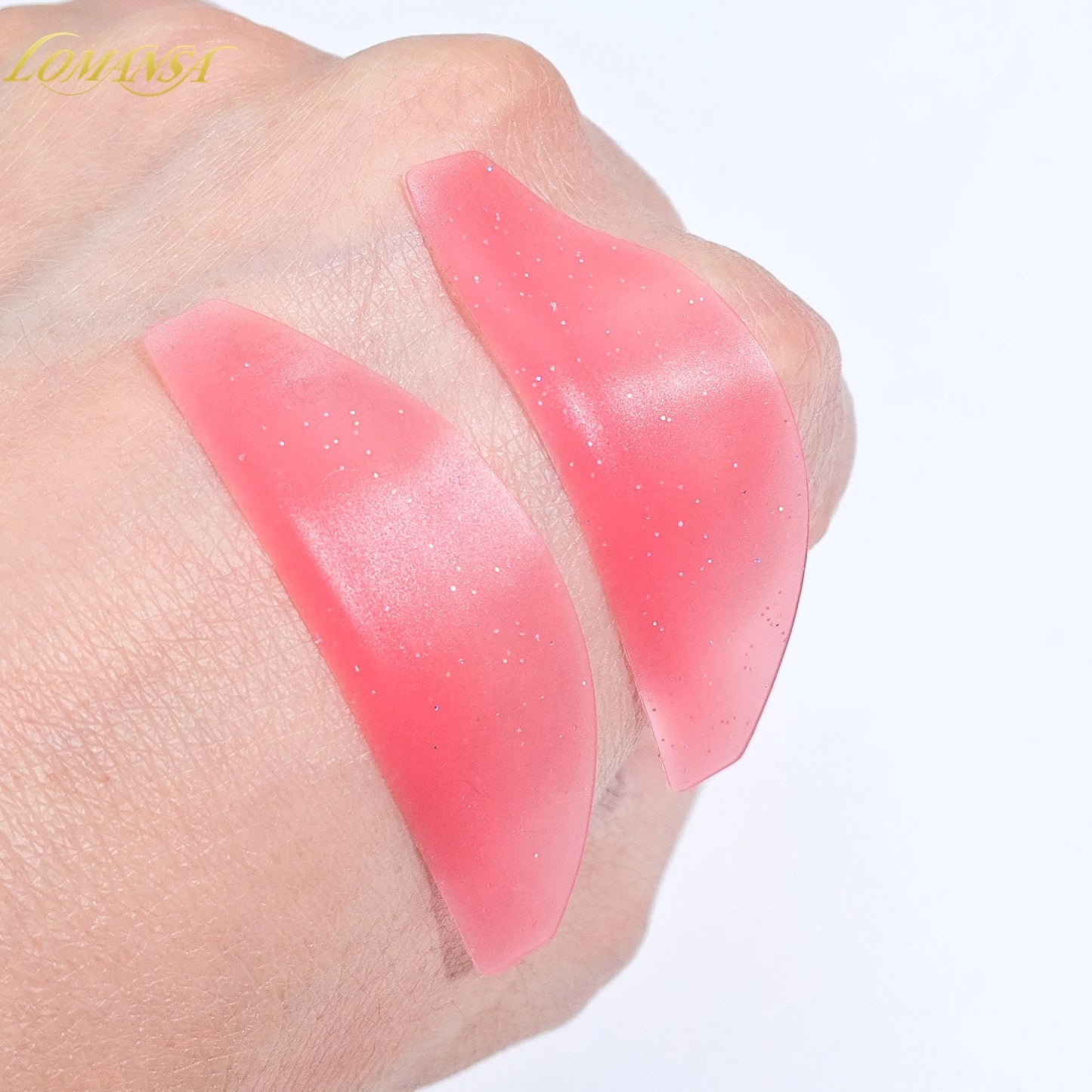 Lomansa 1 Pair Silicon Lash Softening Pads – Eyelash Perm Rods & Shields för Lash Lifting, Professionell Eyelash Tillbehör