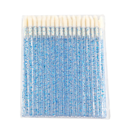 Lanjinglin 5/50 Pcs Engangs Lip Brush Makeup Børster Lipstick Applicator Wands & Eyelash Extension Tool, Professional Skønhed Tilbehør