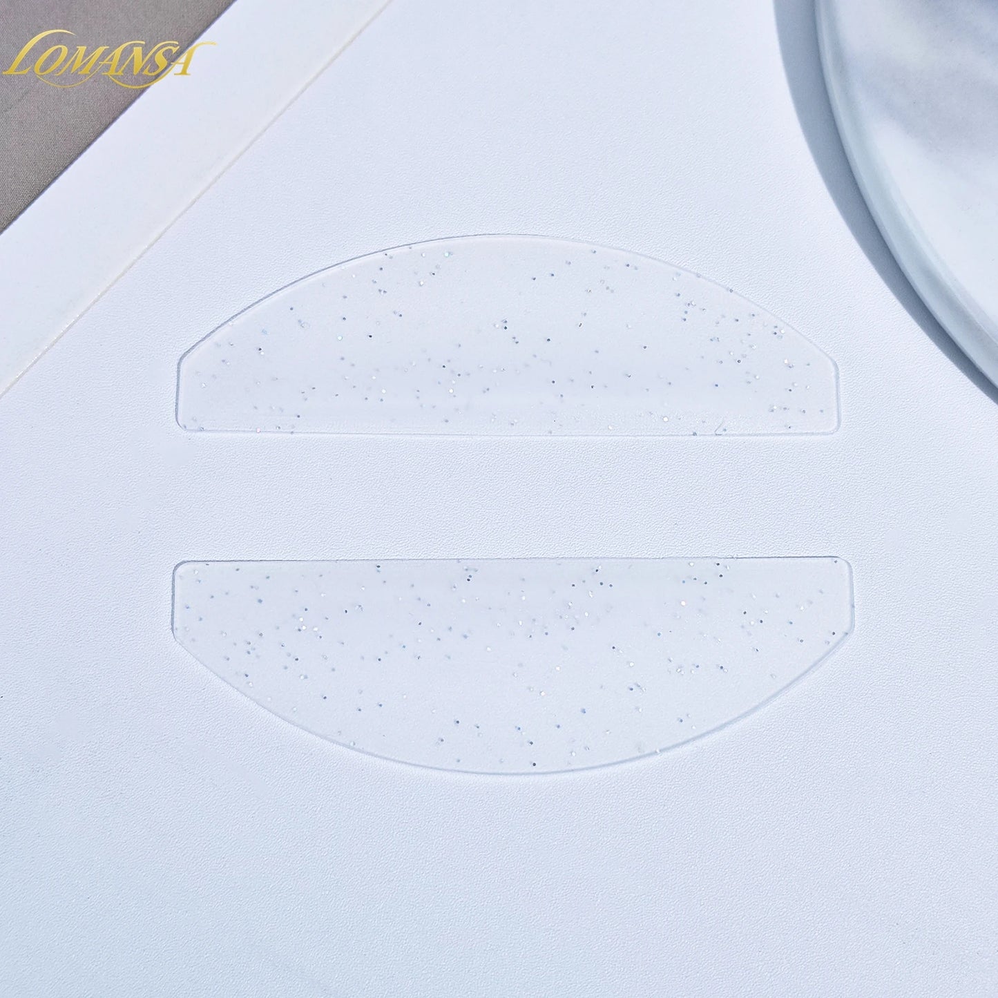 Lomansa 1 Pair Silicon Lash Softening Pads – Eyelash Perm Rods & Shields för Lash Lifting, Professionell Eyelash Tillbehör