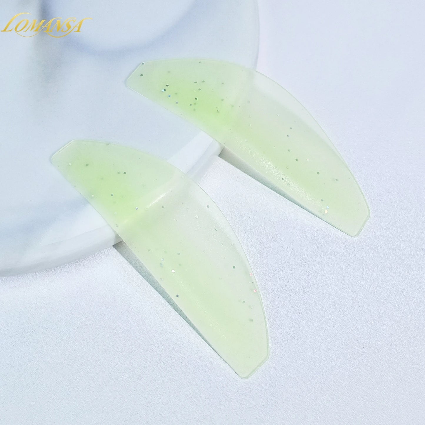 Lomansa 1 Pair Silicon Lash Softening Pads – Eyelash Perm Rods & Shields för Lash Lifting, Professionell Eyelash Tillbehör
