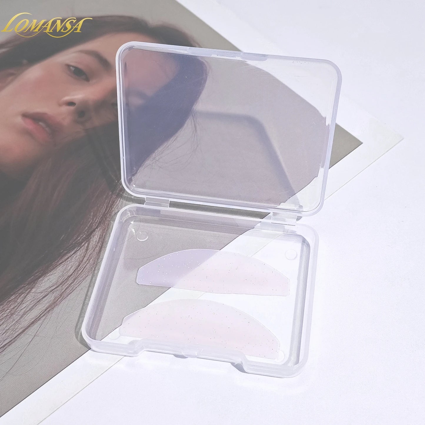 Lomansa 1 Pair Silicon Lash Softening Pads – Eyelash Perm Rods & Shields för Lash Lifting, Professionell Eyelash Tillbehör