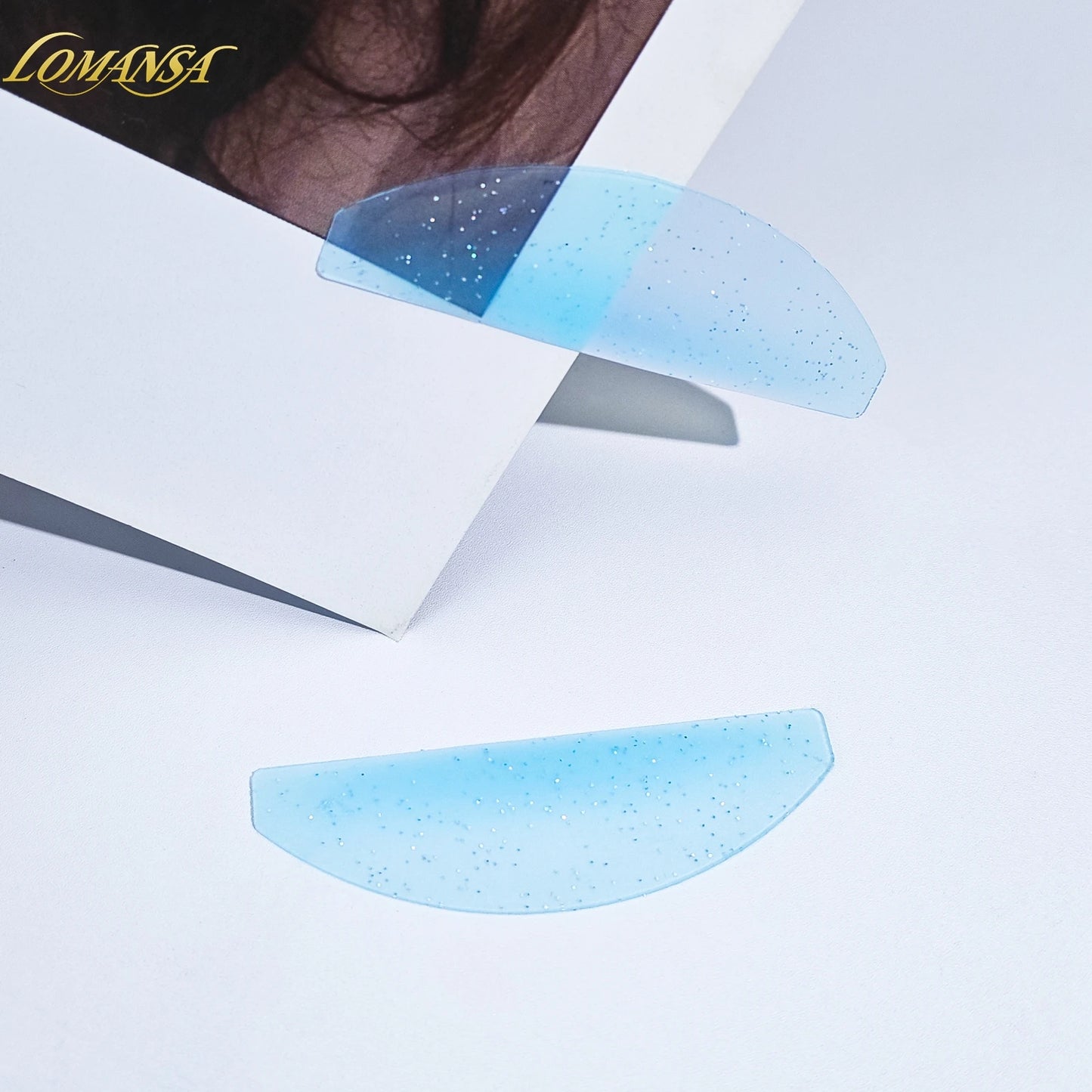 Lomansa 1 Pair Silicon Lash Softening Pads – Eyelash Perm Rods & Shields för Lash Lifting, Professionell Eyelash Tillbehör