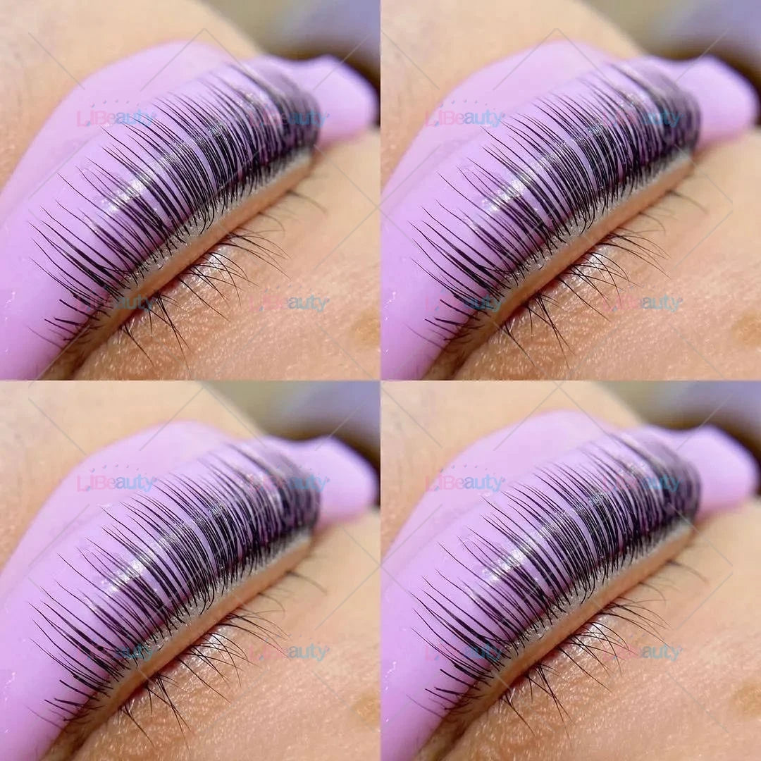 Libeauty 7 Paris Återanvändbara Lash Lift Shield Pads – Silicone Eyelash Curler & Curling Iron Tillbehör, Makeup Tool