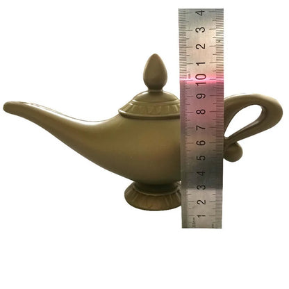 Aladdin Genie Lamp Costume Prop – Vintage Dekorativ Teapot, Retro Magic Lamp Ornament för Halloween, Jul & Fest Dekoration