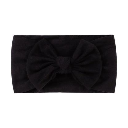 1Pc Baby Nylon Headscarf - Handgjorda blomhuvudband för nyfödda flickor, Toddler Elastic Hair Turban