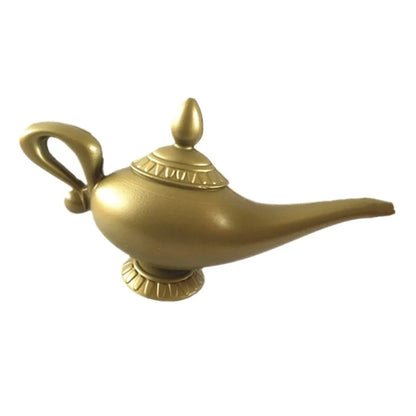 Aladdin Genie Lamp Costume Prop – Vintage Dekorativ Teapot, Retro Magic Lamp Ornament för Halloween, Jul & Fest Dekoration