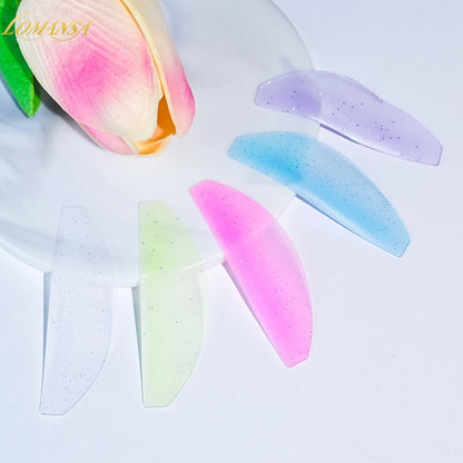 Lomansa 1 Pair Silicon Lash Softening Pads – Eyelash Perm Rods & Shields för Lash Lifting, Professionell Eyelash Tillbehör