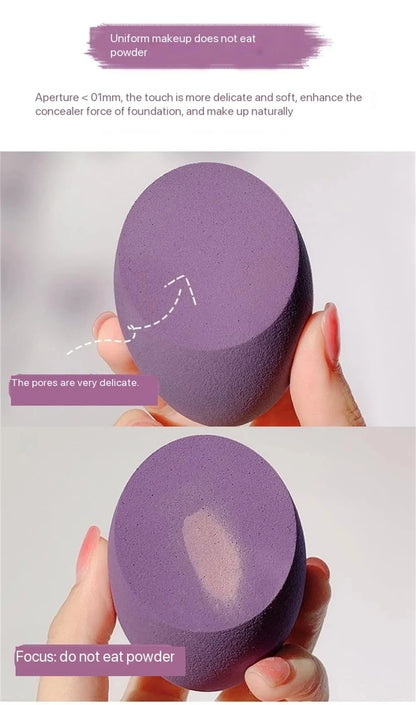 4PCS Makeup Sponge Blender Beauty Egg Cosmetic Puff – Soft Foundation & Powder Sponges för kvinnor, Professionella skönhetsverktyg