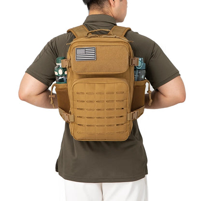 25L Taktisk Ryggsäck - Utomhus MOLLE ryggsäck för Fitness, Vandring & EDC
