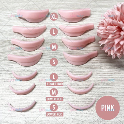 Libeauty 7 Paris Återanvändbara Lash Lift Shield Pads – Silicone Eyelash Curler & Curling Iron Tillbehör, Makeup Tool