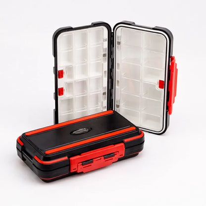 Premium Vattentät dubbelsidig fisketakle Box - Multifunktionell Bait & Tool Organizer