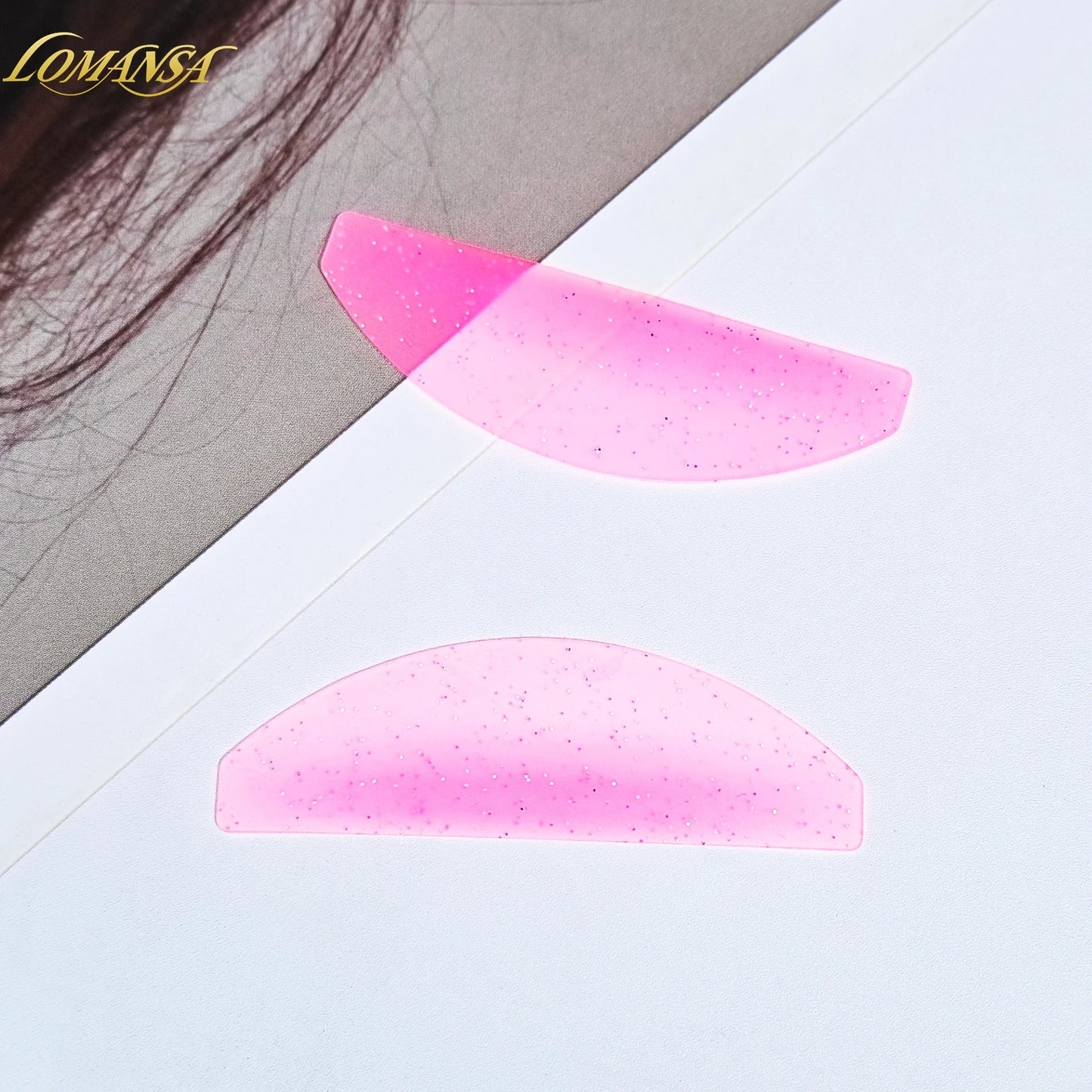 Lomansa 1 Pair Silicon Lash Softening Pads – Eyelash Perm Rods & Shields för Lash Lifting, Professionell Eyelash Tillbehör