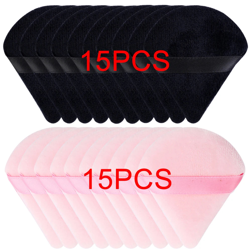 20/30Pcs Triangle fløjl Powder Puff Wet & Dry Use Makeup Sponge for Foundation, Cosmetics og skønhed blanding