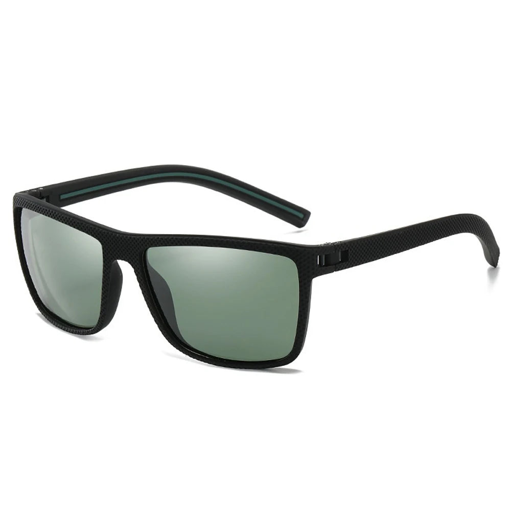 Mode Vintage Square Polariserade solglasögon för män & kvinnor – Designer UV400 Driving & Fishing Eyewear